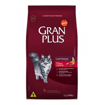 Gran Plus Menu Gato Adulto Castrado Carne & Arroz