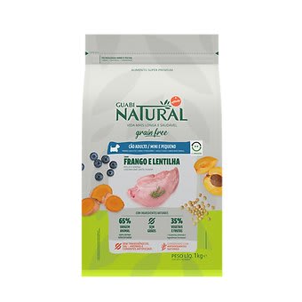 Guabi Natural Grain Free Perro Adulto Mini Y Pequeño Pollo Y Lenteja