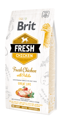 Brit Fresh Chicken with Potato Adult Great Life1