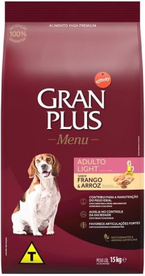 Gran Plus Menu Perro Adulto Light Pollo & arroz