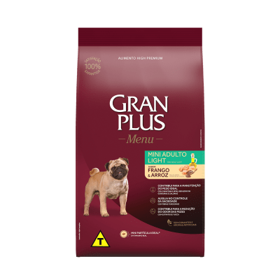Gran Plus Menu Perro Adulto Mini Light Pollo & arroz