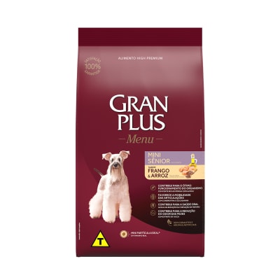Gran Plus Menu Perro Senior Mini Pollo & Arroz