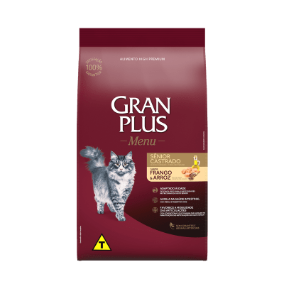 Gran Plus Menu Gato Senior Pollo & Arroz