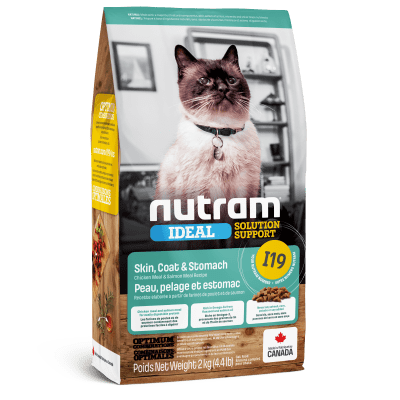 Nutram I19 Ideal Sensitive Skin Coat & Stomach Cat1
