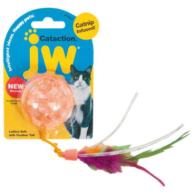 JW Lattice Ball con cola y catnip