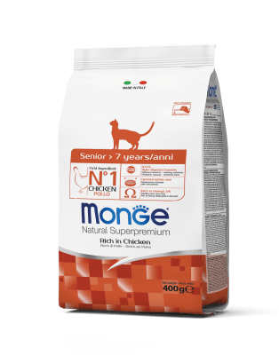 MONGE FELINE ADULT SENIOR 400 Gr1