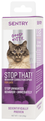 Sentry Spray para corregir el comportamiento en gatos