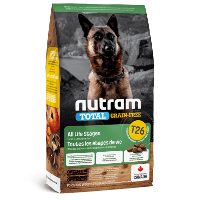 Nutram T26 Total Grain Free Allergy Lamb Dog1