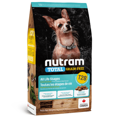 Nutram T28 Total Grain Free Salmon & Trout Small Dog1