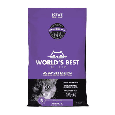 World's Best Cat Litter Multiple Cat Lavanda