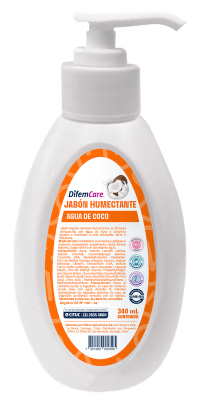 JABON HUMECTANTE HIPOALERGENICO AGUA DE COCO 340 ML DIFEM