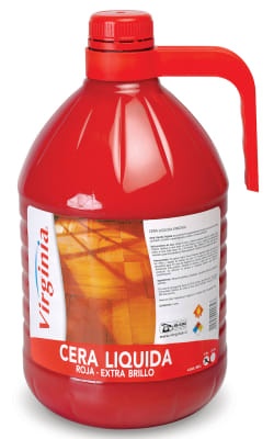 CERA LIQUIDA ROJA PISO MADERA VIRGINIA 5 LT