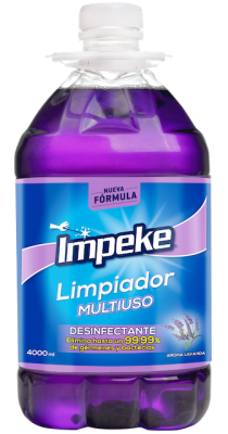 LIMPIADOR DESINFECTANTE IMPEKE LAVANDA 4 LT