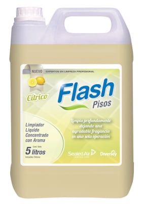 LIMPIADOR FLASH FRAGANCIAS CITRICO 5 LT