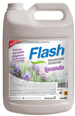 DESODORANTE AMBIENTAL FLASH LAVANDA X 5 L