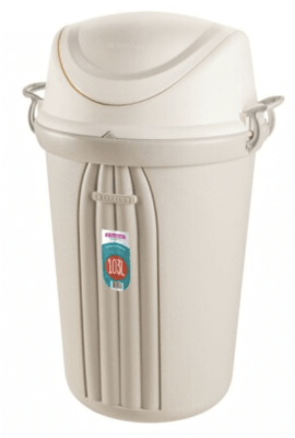 BASURERO C/TAPA 103 LT S/RUEDAS SAN REMO