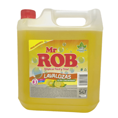LAVALOZAS CONCENTRADO AMARILLO 5 LT. MR.ROB