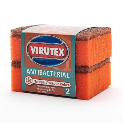 ESPONJA LISA COBRE X 2 CREATIVA VIRUTEX
