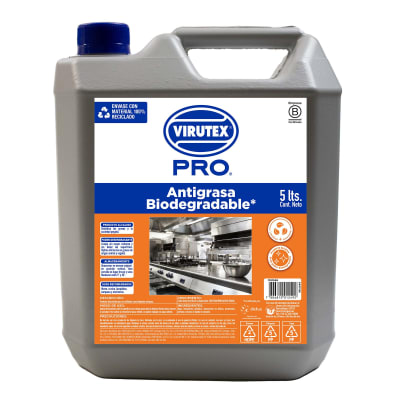 ANTIGRASA BIODEGRADABLE 5 LT VIRUTEX