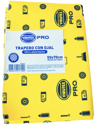 TRAPERO ULTRA ABSORBENTE GIGANTE 50 X 70 CM VIRUTEX