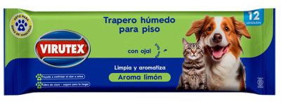 TRAPERO HUMEDO PARA MASCOTA 12 UN VIRUTEX