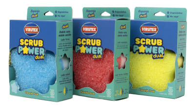 ESPONJA DUAL SCRUB POWER X 1 UN VIRUTEX
