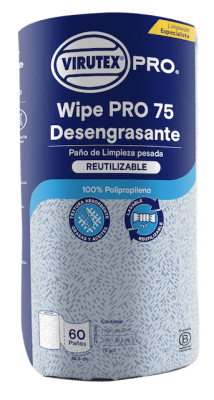 PAÑO WIPEPRO X-75 INDUSTRIAL X 60 UN VIRUTEX