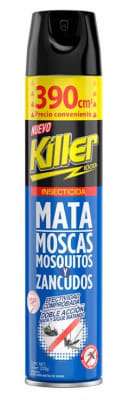 INSECTICIDA KILLER MOSCAS Y ZANCUDOS 390 CC