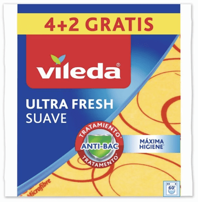 PAÑO MULTIUSO SUAVE X 6 UN. VILEDA