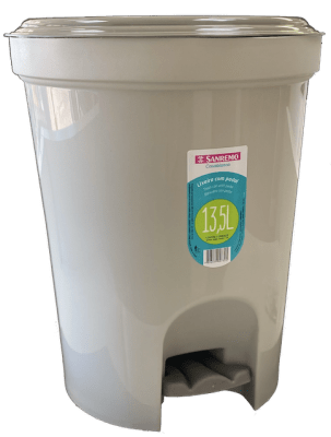 BASURERO C/PEDAL 13,5 LT SAN REMO