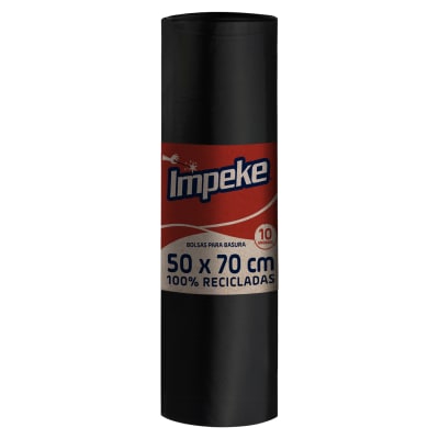 BOLSA BASURA IMPEKE 50 X 70 10 UN