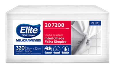 TOALLA INTERFOLIADA ELITE H/S 320 UN BLANCA