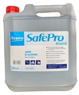JABON GLICERINA NEUTRO SIN AROMA 5 LT SAFEPRO