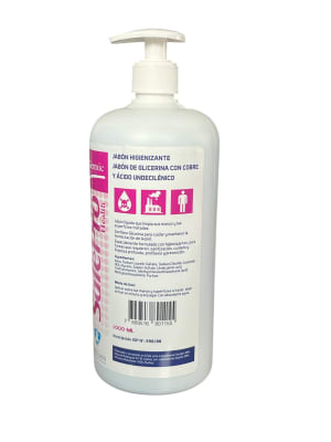 JABON DESINFECTANTE GERMIC 1 LT C/VALVULA SAFEPRO
