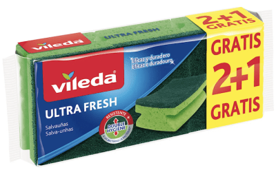 ESPONJA ACANALADA FRESH X 3 UN. VILEDA