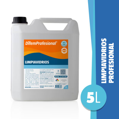 LIMPIAVIDRIOS PROFESIONAL 5 LT DIFEM