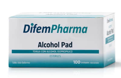 ALCOHOL PAD 100 UN DIFEM