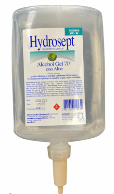 ALCOHOL GEL HYDROSEPT 70º 800 ML