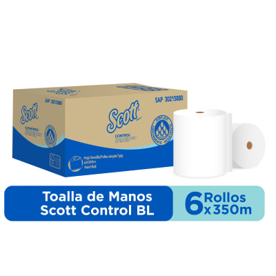 TOALLA MANO SCOTT AIRFLEX 6 X 350 MT