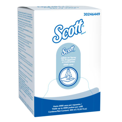 JABON SPRAY SCOTT ESSENTIAL SIN FRAGANCIA Y SIN AROMA 400 ML