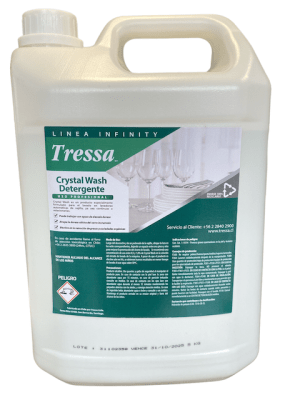 DETERGENTE LAVAVAJILLA CRYSTAL WASH 5 LT TRESSA