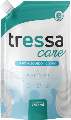 JABON CREMA HUMECTANTE D/PACK 750 ML TRESSA