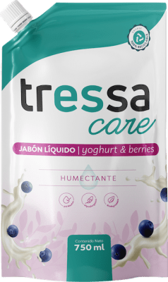 JABON YOGHURT & BERRIES D/PACK 750 ML TRESSA