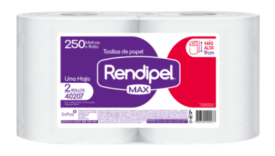 TOALLA MANO RENDIPEL MAX 2 X 250 MT