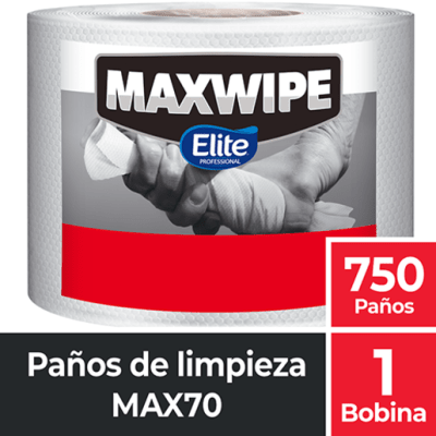 PAÑO MAXWIPE MAX70 X 750 PAÑOS ELITE