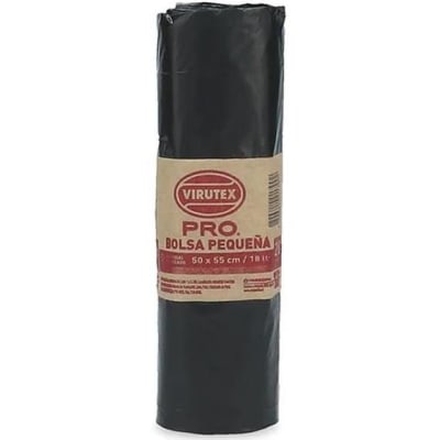 BOLSA BASURA BIOROLLO 50 X 55 20 UN NEGRA