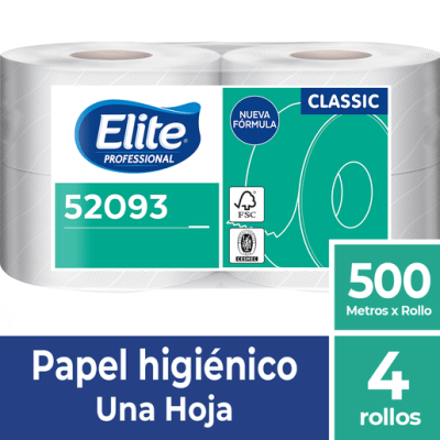 PAPEL HIGIENICO ELITE 4 X 500 MT CLASSIC