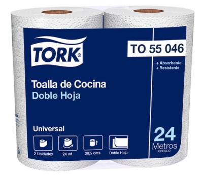 TOALLA ROLLO COCINA TORK 2 X 24 MT