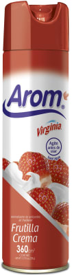 DESODORANTE AROM AEROSOL FRUTILLA CREMA 225GR (360CC)