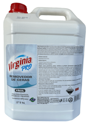 REMOVEDOR DE CERA FACIL 5 LT VIRGINIA